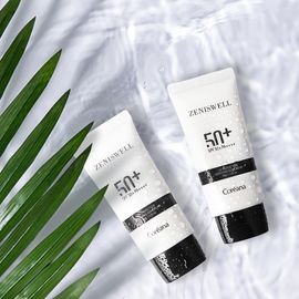 Coréana ZENISWELL UV Protection Soothing Sun Cream SPF 50+ PA++++ 50g 1.76oz. – Hydrating with PENTAVITIN & Centella, Oil-Water Balance, Water & Sweat Resistant _ Made in KOREA